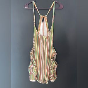 Urban outfitters multicolor romper. Used once for Vacation, kept me very cool.